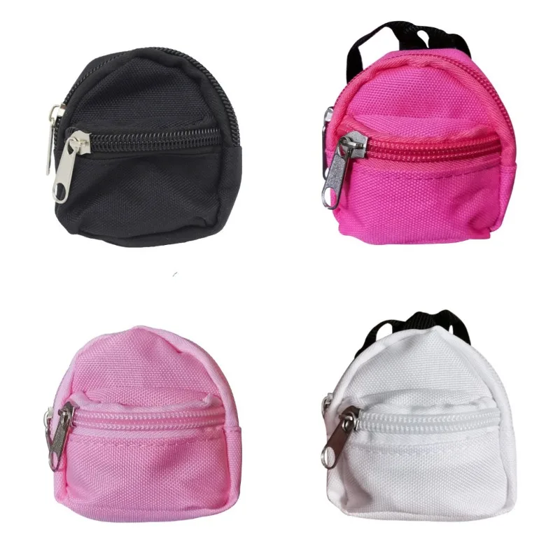 

Самый продаваемый рюкзак для куклы BJD, 8-15 см, кукла, сумка на плечо, модная сумка для куклы, двойной кошелек для монет, маленькая школьная сумка