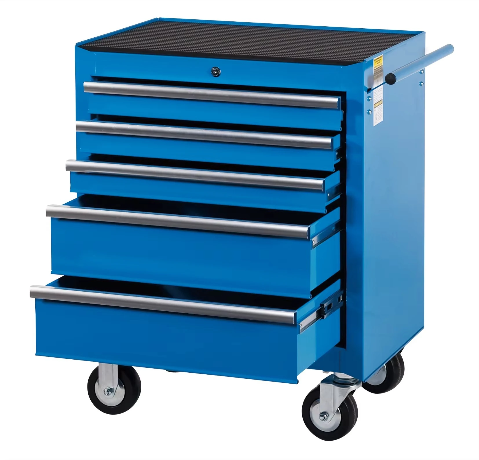 for·5 Drawers Tool Cabinet  Removable Workshop Steel Toolbox Trolley Tool Cart With Casters#