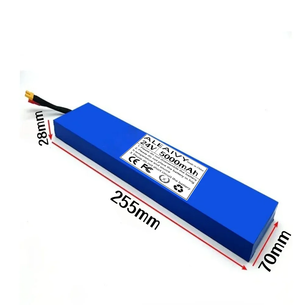 

New 5000mAh 18650 7S2P Li-ion Rechargeable Battery Pack 25.2V Suitable for Battery Replacement of 29.4V Electric Scooters.