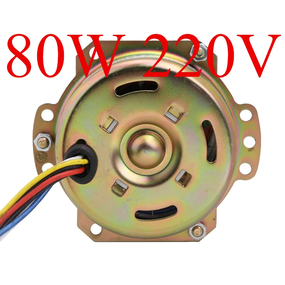 YYHS-60 6 Lines Electric Fan Fittings 80W 220V Special Motor for Air Conditioning Fan/Cold Fan 220V Pure Copper Wire Clockwise