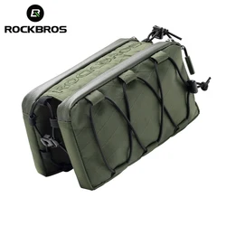 ROCKBROS Bicycle Bag Front Frame Nylon 2L Lightweight Bike Top Tube Bag Adjustable Backpack Bag MTB Road Bicycle Accessories ﻿ ﻿