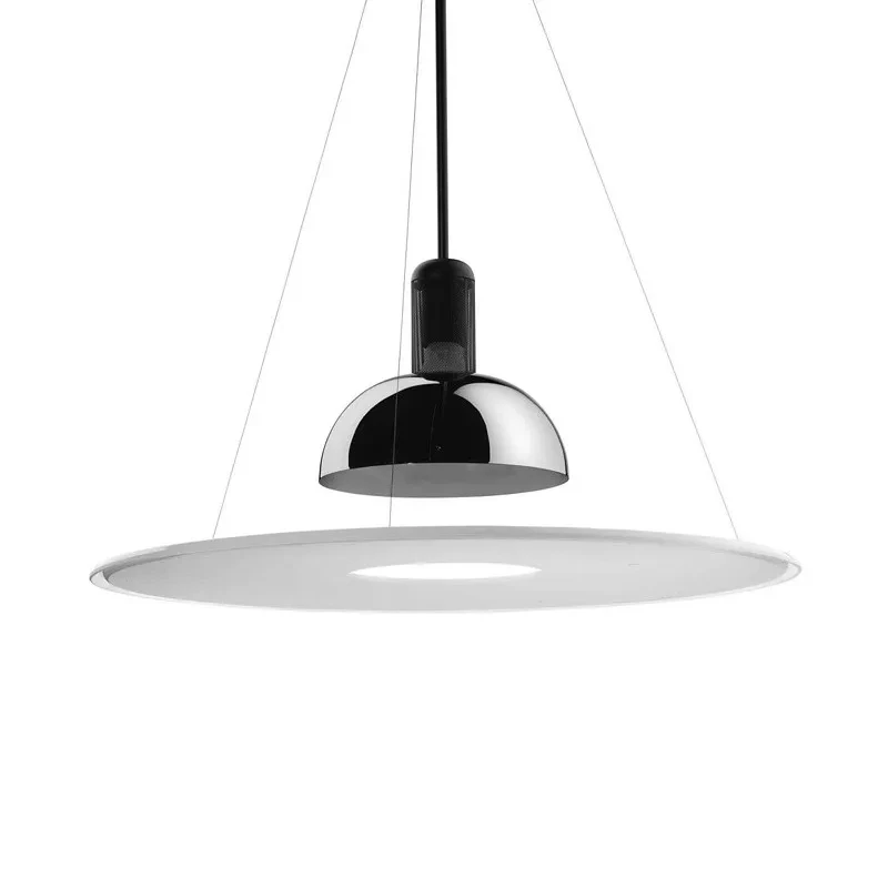 Imagem -02 - Nordic Flying Saucer Pendant Lights Modern Indoor Home Decor Iluminação Sala de Jantar Pendurada Lâmpada Escandinavo Restaurante Frisbi