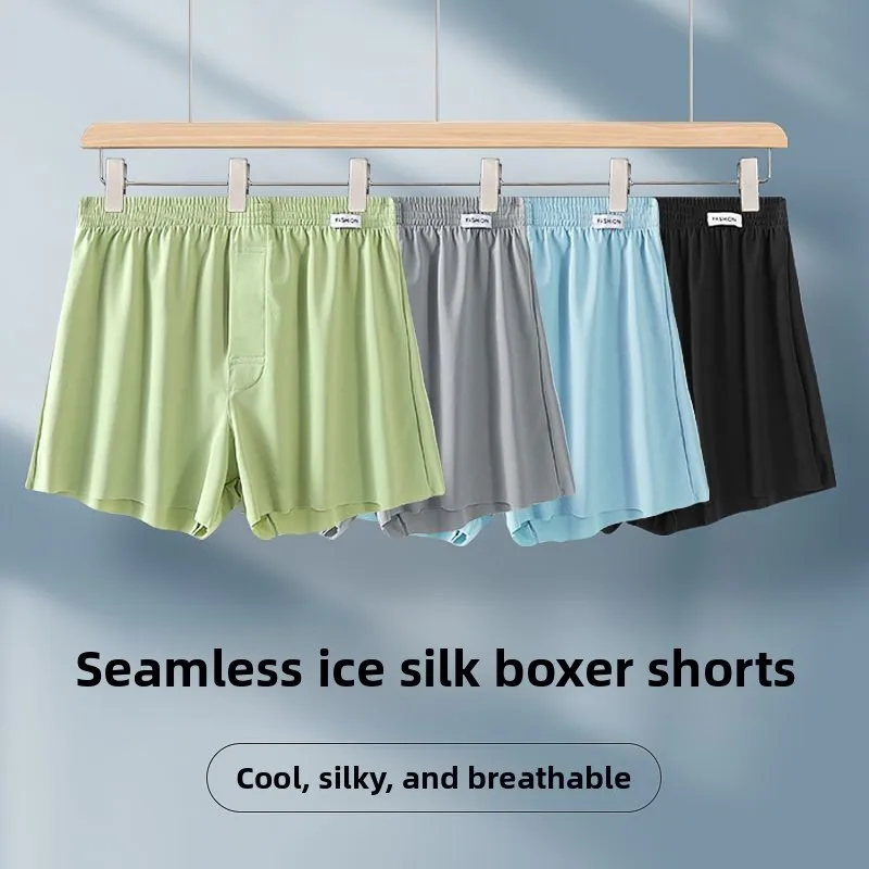 

Мужские летние повседневные брюки из ледяного шелка и хлопка: легкие, дышащие, свободные, прямого кроя, для пляжа и дома