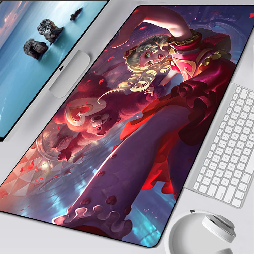 League of Legends Annie Large Gaming Mouse Pad Computer Mousepad PC Gamer Mouse Mat Laptop Mouse Carpet Keyboard Mat Desk Pad