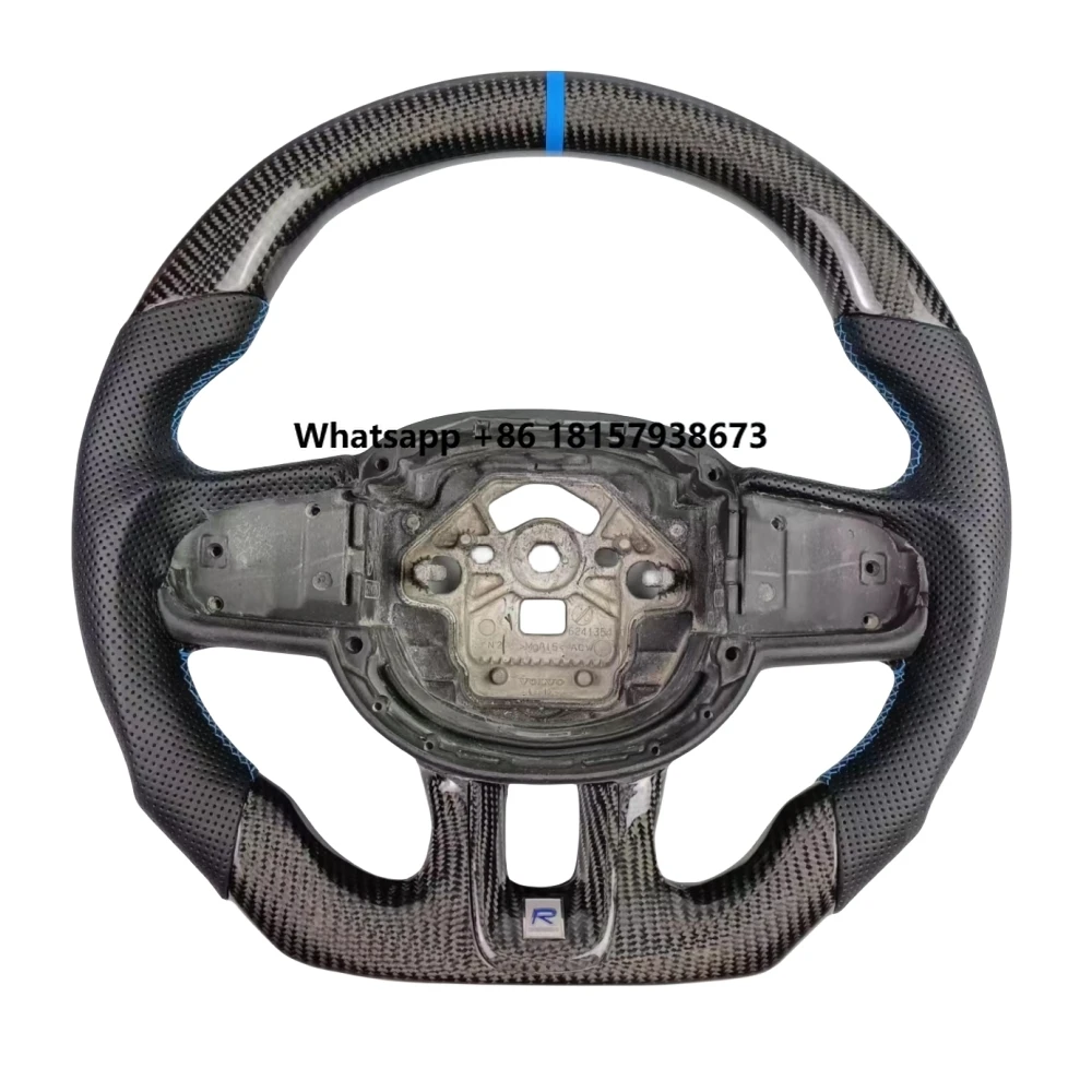 

For Car Steering Wheel S90 V90 S60 V60 S40 V40 XC40 XC60 XC90 Carbon Fiber Steering Wheel Custom
