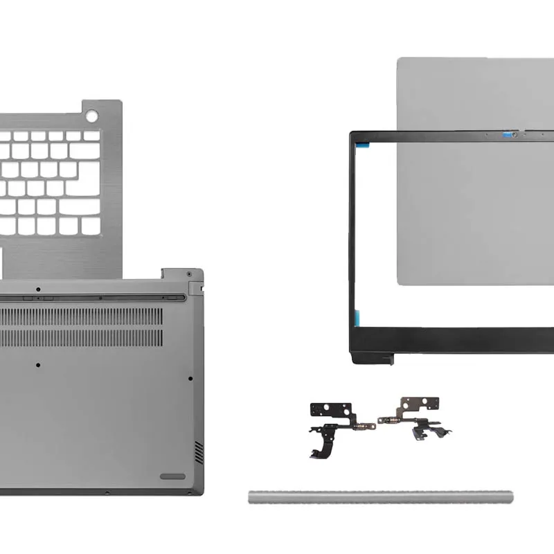

For Lenovo ThinkBook 14 14-IIL 14-IWL 14-IML LCD Back Cover/Front Bezel/Palmrest Hinges/Bottom Case silver gray Computer Part