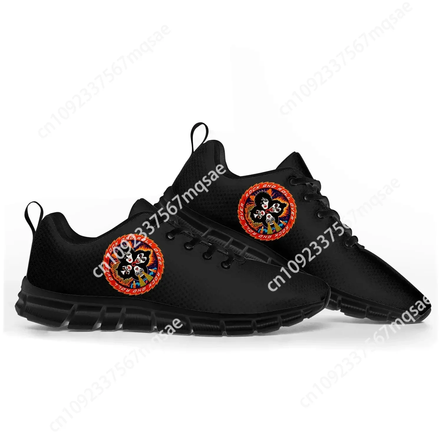 Heavy Metal Rock Band Kiss zapatos deportivos de moda para hombres, mujeres, adolescentes, niños, zapatillas de deporte personalizadas, zapatos de pareja de alta calidad