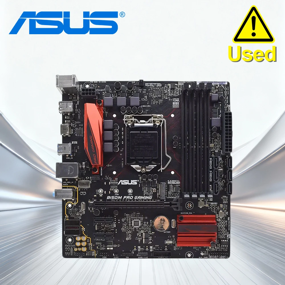 

ASUS B150M PRO GAMING LGA 1151 Intel B150 B150M Desktop PC Motherboard DDR4 64GB M.2 HDMI PCI-E 3.0