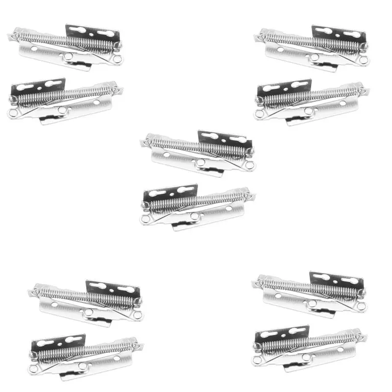 ABJN-10X 80 Degree Sprung Hinges Cabinet Door Lift Up Stay Flap Top Support Cupboard Kitchen