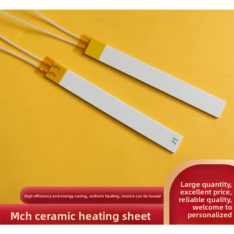 MCH High Temp Alumina Ceramic Heating Plate, 11/9/12×90mm Energy Saving Heater for Hair Straightener Customizable