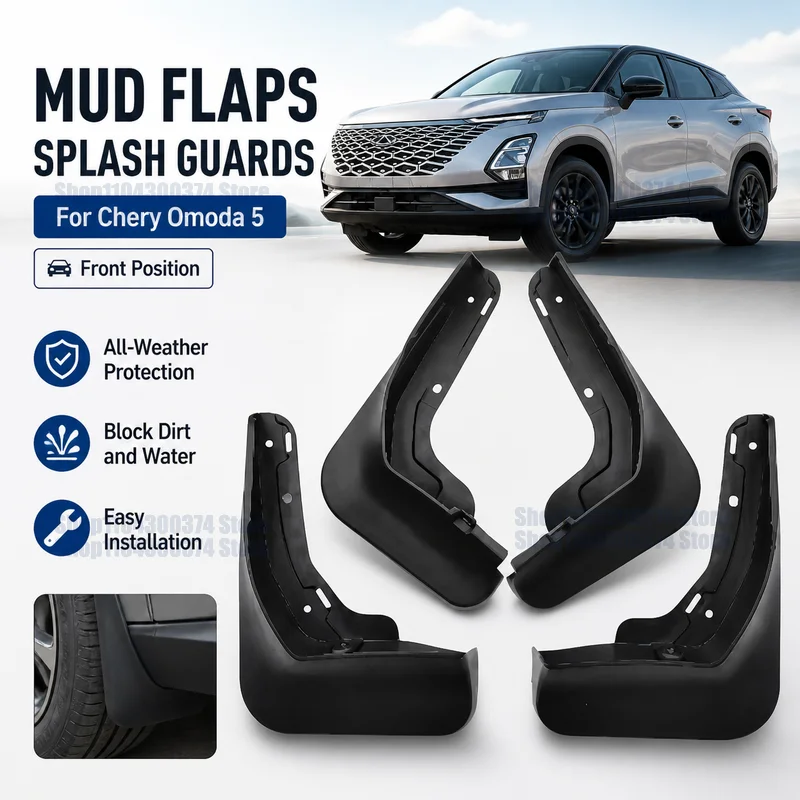 Mud Flaps for Chery Omoda 5 All-Weather Splash Guards Easy Installation mudguard Fender Mud Flaps Mud Guards Front Rear Car