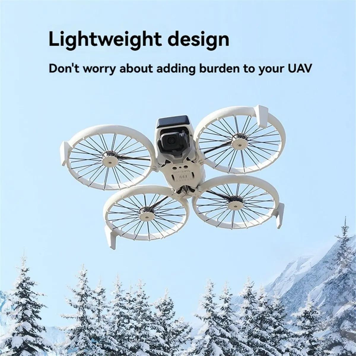 Landing Gear for Flip Rear Bracket Height Increasing Gimbal Protection Fixed Bracket Support Leg Drone Accessories