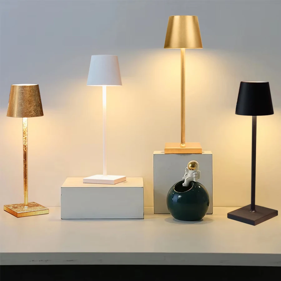 LED اللمس الاستشعار الجدول مصباح 3 اللون سطح المكتب ضوء الليل السرير الإبداعية المحيطة ضوء Led لمبة مكتب بار في الهواء الطلق إضاءة زينة