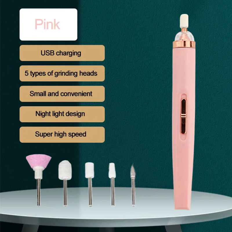 Profesjonalna elektryczna szlifierka do paznokci szlifierka Manicure materiały dla stylistów paznokci akcesoria do szlifierki do paznokci zestaw do pielęgnacji paznokci