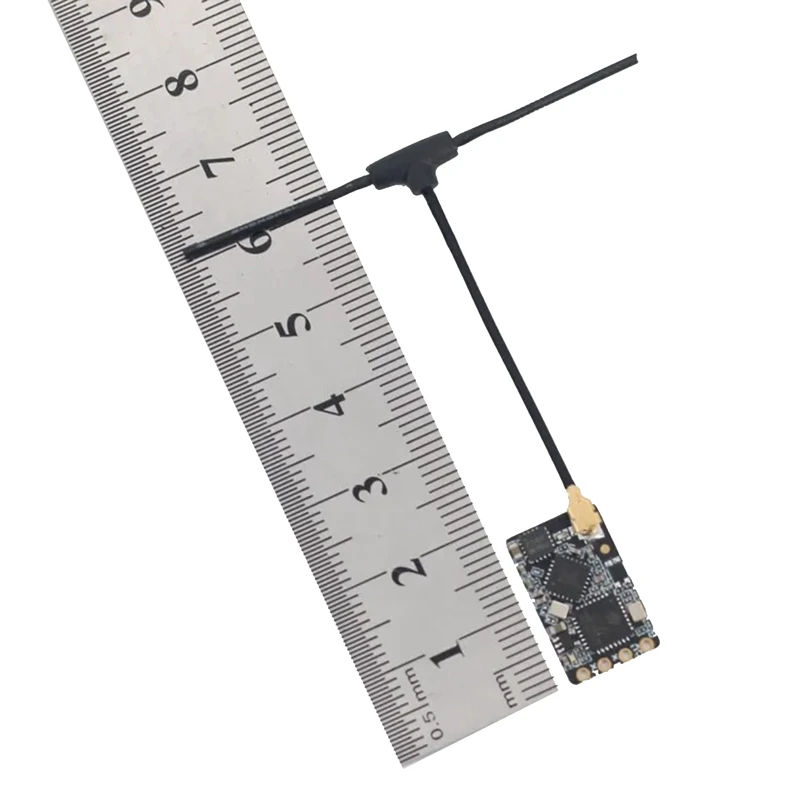 مستقبل النانو ELRS Expresslrs مع هوائي من النوع T ، أجزاء طائرات بدون طيار trc FPV ، أسود PCB ، GHz