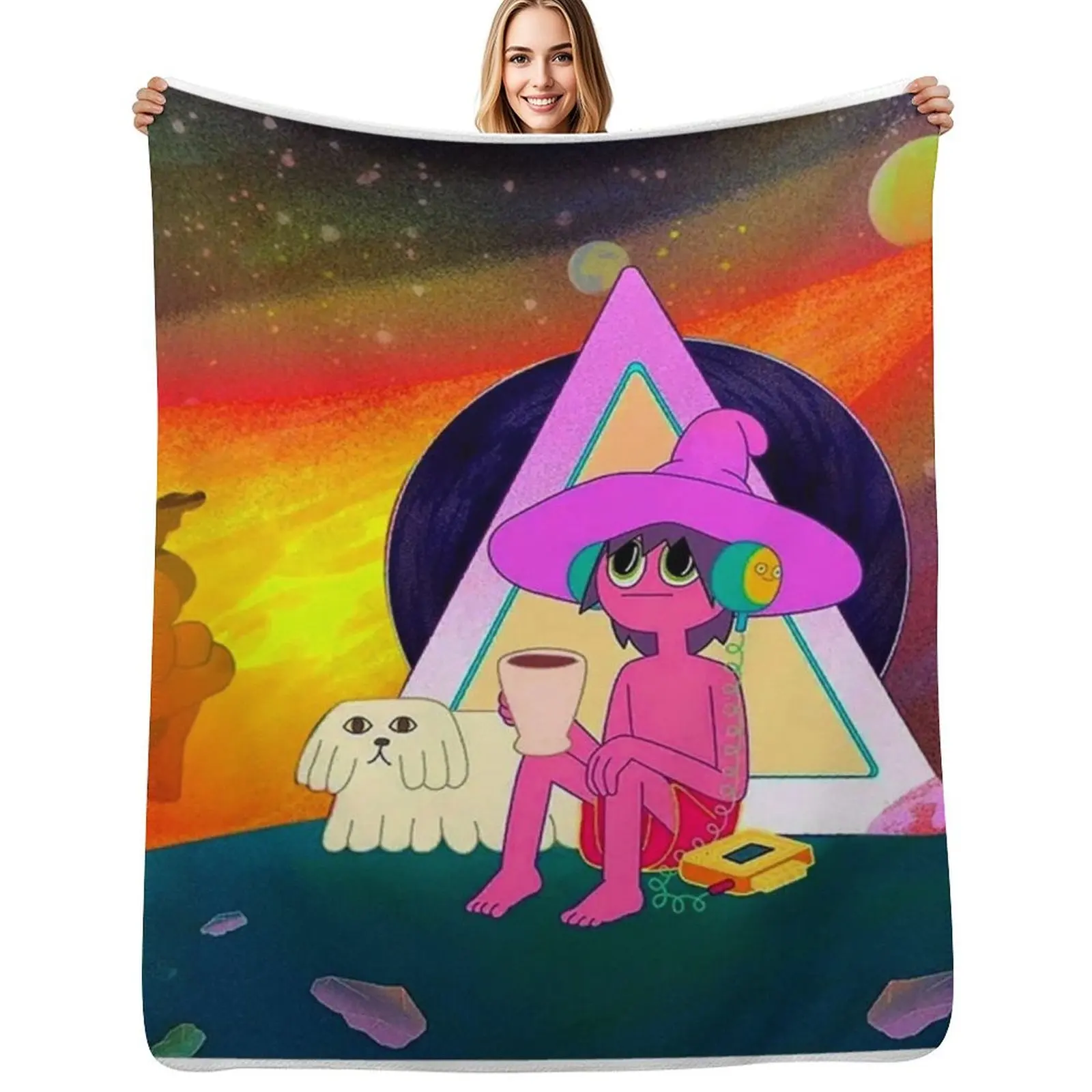 The Midnight Gospel Clancy Throw Blanket Cozy Microfiber Throw Blanket for Home Bedroom