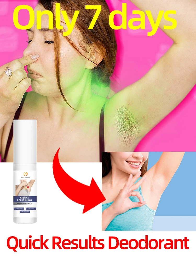 

Underarm Odor Remover Spray Sweat Deodorizer Antiperspirant Long Lasting Aroma Armpit Odor Refreshing Deodorant Fragrance Spray