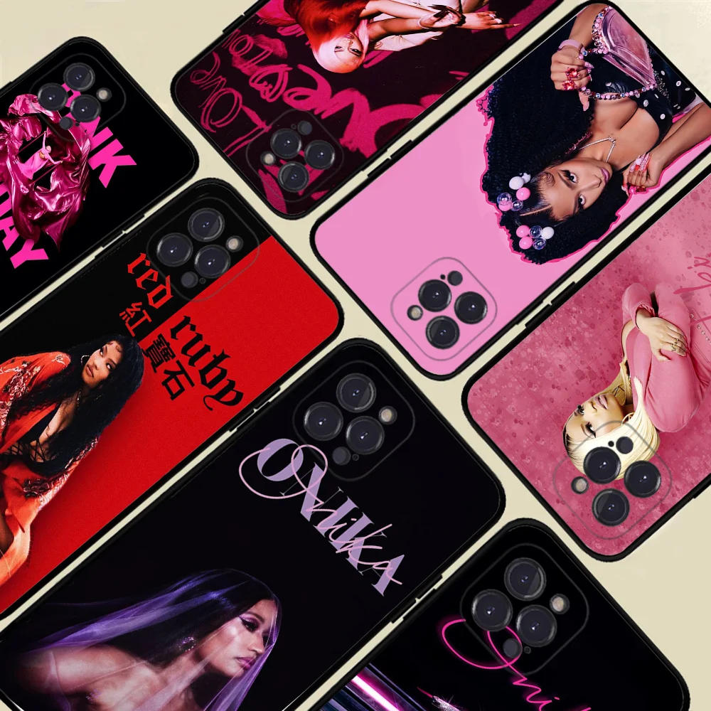 N-Nicki M-Minaj Rapper Pink Friday 2 Phone Case For IPhone 16 15 8 7 6 6S Plus X SE XR XS 14 11 12 13 Mini Pro Max Mobile Case