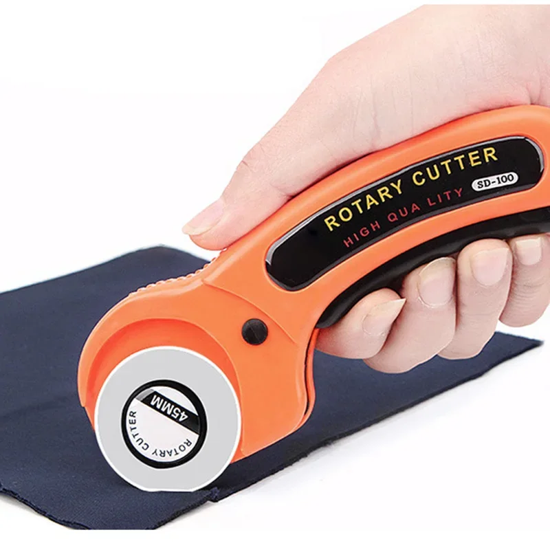 Rotary Cutter for Fabric Card Paper Sewing Quilting Roller Cutting Knife Tailor Scissors Dress Leather Clothes Making DIY Tool