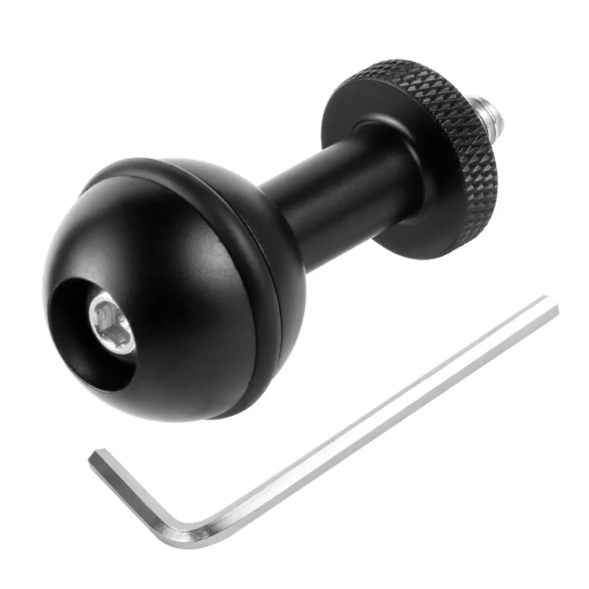 （2026 SUMMER）1 Inch Ballhead Adapter Adjustable Anti-Loose Base for SLR Underwater Diving Photography Camera Accessories M5