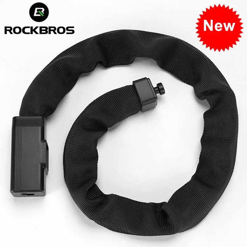 

ROCKBROS Bike Lock Anti-Theft Bicycle MTB Road lockstitch Motorcycle Cycling s Accessories With 2 Key Candado Bicicleta