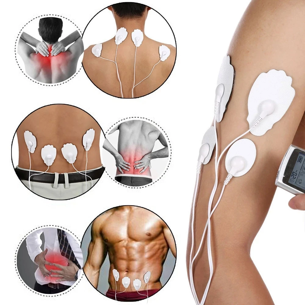 Electrical Ems Muscle Stimulator 8 Modes Tens Body Muscle Massager Tool Acupuncture machine  electrostimulator Physiotherapy