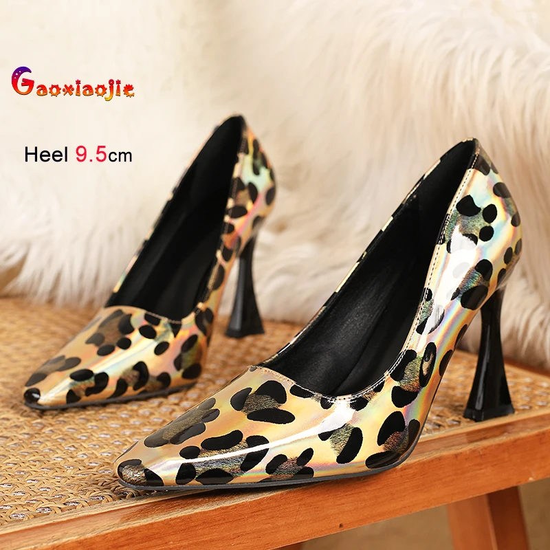 

Новинка 2023 года, женские туфли-лодочки, модные простые туфли на шпильке с острым носком и неглубоким носком, темпераментные женские банкетные туфли на высоком каблуке