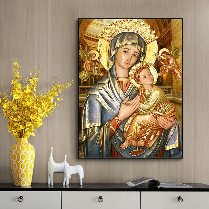 Christ People 5D Diamond Painting Jesus Portrait Diamond Mosaic Painting KitsFull Square/Round Rhinestone Embroidery DIY Gift