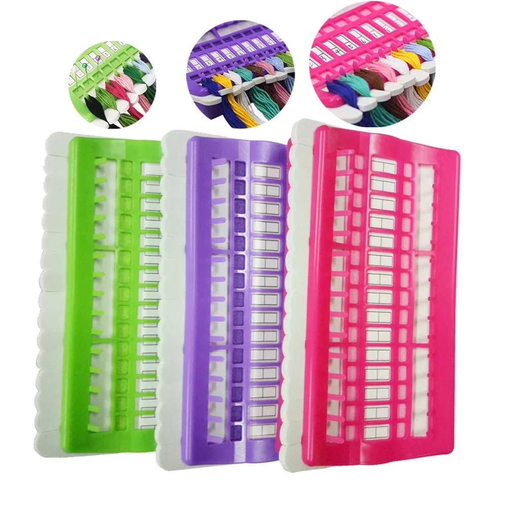 30 Positions Thread Organizer Sewing Tools,DIY Cross Stitch Row Line Tool,Sewing Needles Holder,Sewing Supplies,Embroidery Floss