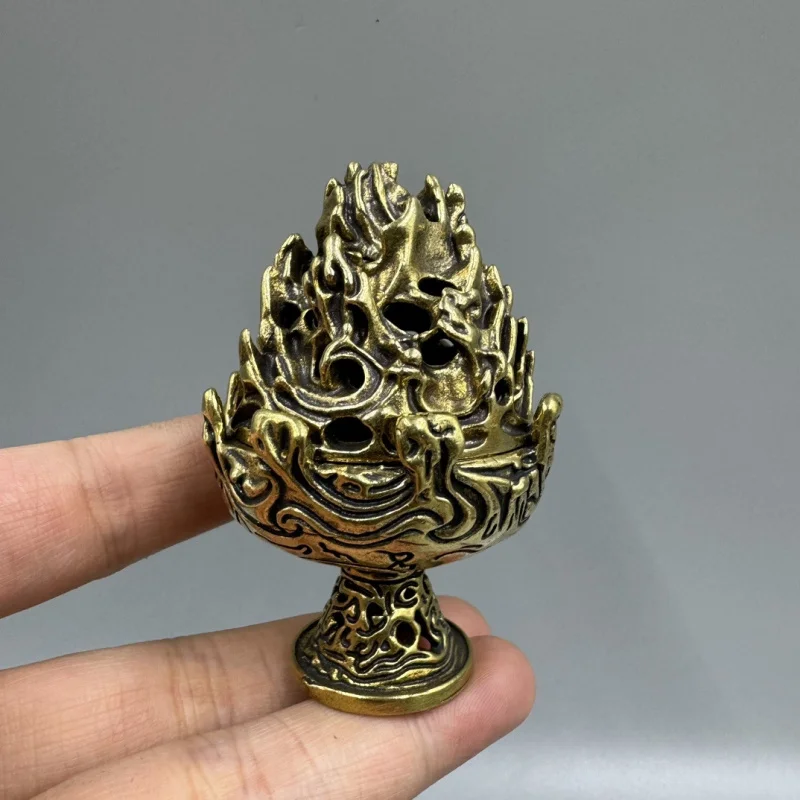 Antique Collectible Bronze Boshan, Small Ornament