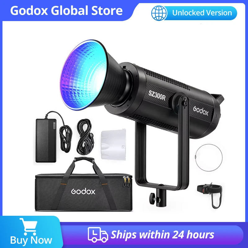 

Godox SZ300R LED Video Light for Photography Studio Accessories Live 2500-10000K light body control