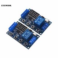 XY-J02 DC 6-30V Support Micro USB 5V LED Display Automation Cycle Delay Timer Control Off Switch Delay Time Relay 6V 9V 12V 24V