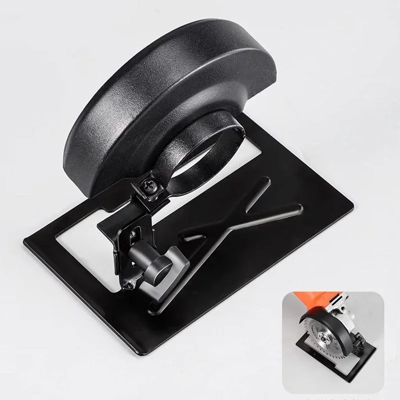 TQLQ Angle Grinder Stand Adjustable Bracket Holder Base Plate Wood Cutting Safety Tool Thickened Iron Mount for Disc Power Tool