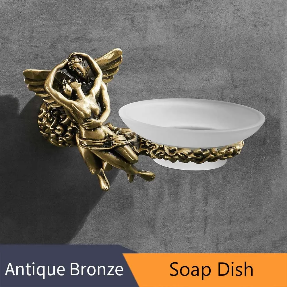 WANFAN Bathroom Accessories Romantic Series MB-0815B Bronze Bathroom Wall Mounted Soap Dish