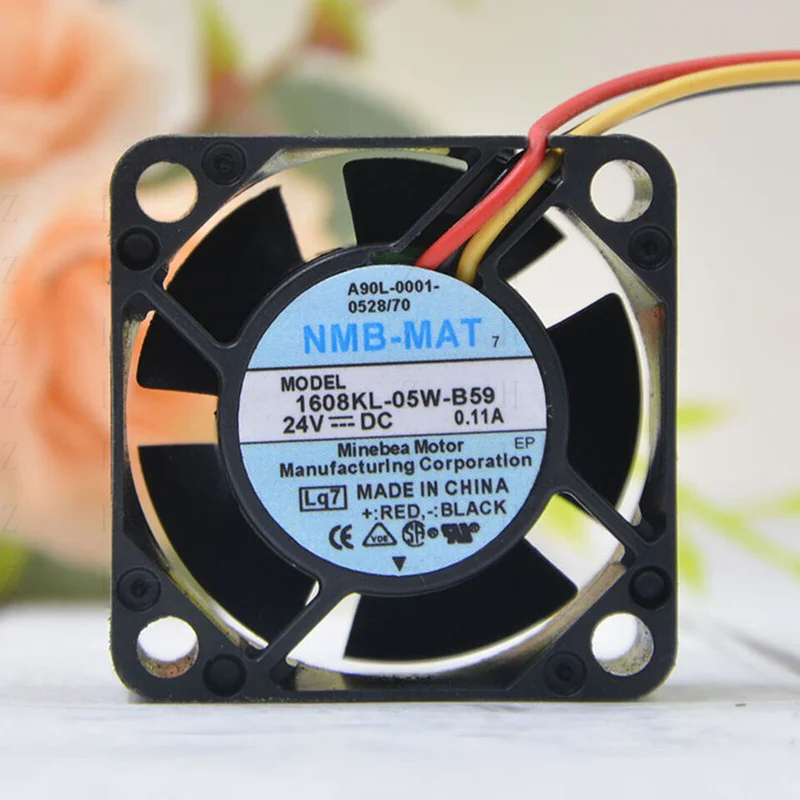 

ZZZZ FOR NMB 1608KL-05W-B59 fan 24V 0.11A 40*40*20mm 3pin