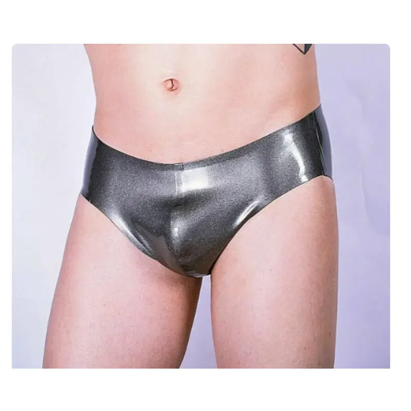 

Hot selling free shipping Handmade Sexy Men Rubber Latex Underwear Latex Briefs Panties Fetish Customize