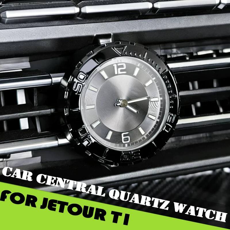 

Car Center Control Quartz Watch Fit for Jetour Shanhai T1 2024 2025 2026 Modified Car Air Vent Night Light Time Clock Accessorie