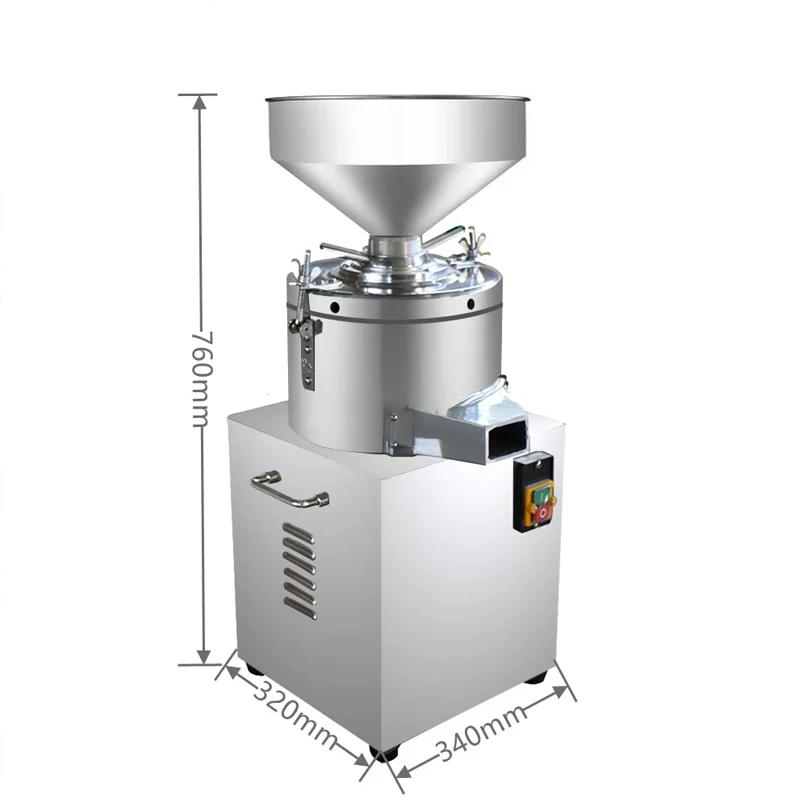 Fully Automatic Peanut Butter Grinder Electric Commercial Sesame Sauce Making Machine