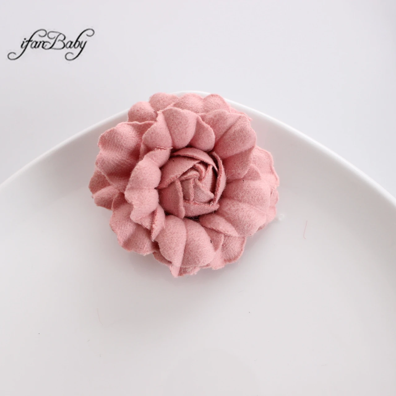 6.5CM Artificial Microfiber Flowers For Wedding Decor DIY Christmas Party Accessories Fake Flower DIY Hair Corsage Accessories