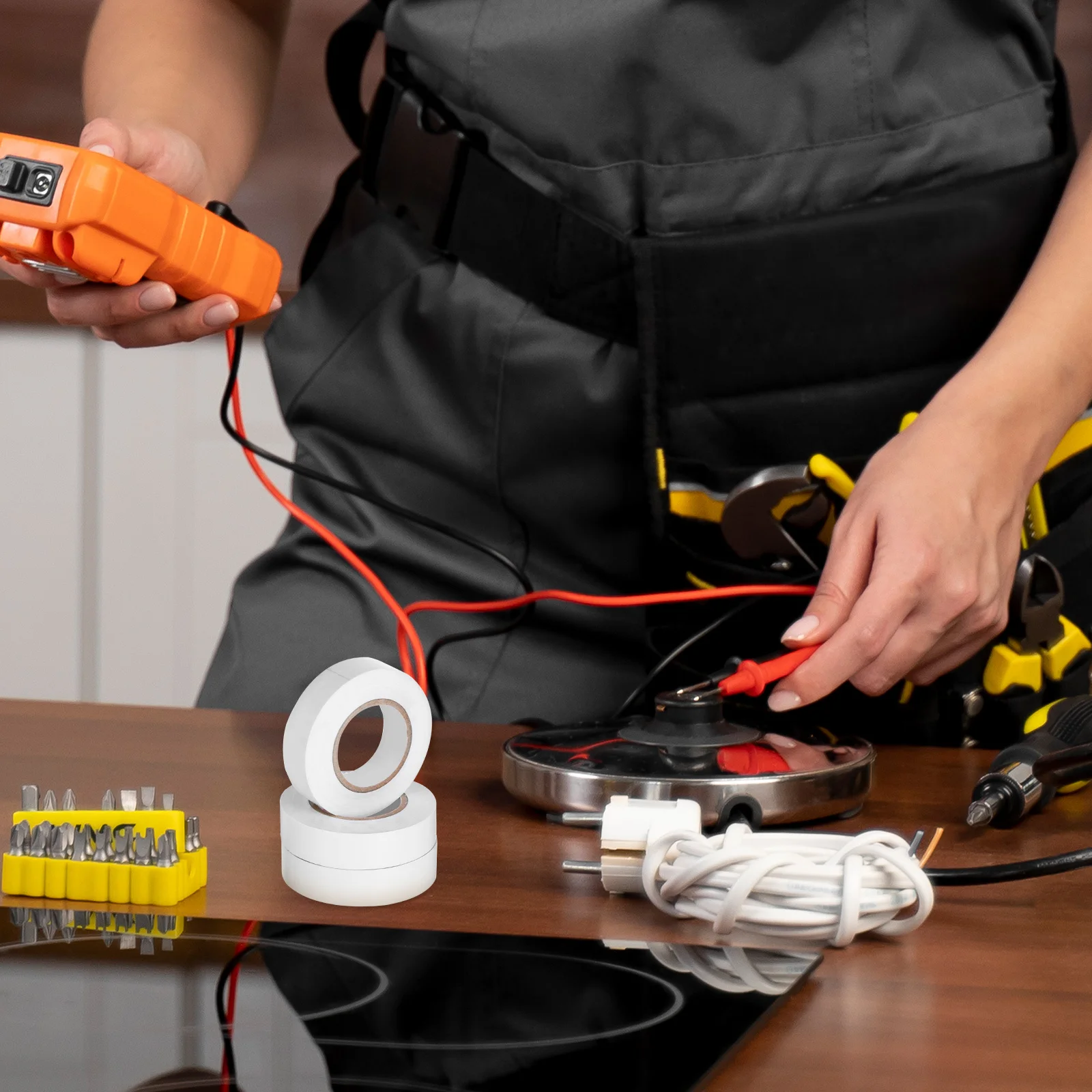 

10pcs 10 Rolls Pvc Electrical Tape 20M Strong Adhesive Insulation Wire Harness Tape For Wires Cables Repair Weatherproof