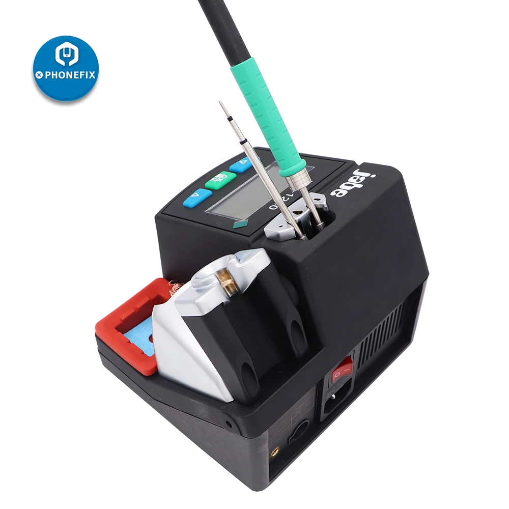Jabe UD-1200 سبيكة لحام محطة الدقة الرصاص الحرة 2.5S السريع التدفئة سبيكة لحام عدة ثنائي القناة نظام تسخين الطاقة
