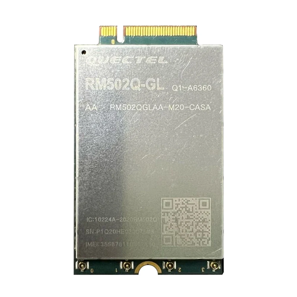 Quectel RM502Q-GL Sub-6GHz M.2 5G Global Module 5.0Gbp R15 NSA SA Compatible With LTE EM160R-GL EM121R-GL EM120R-GL EM12-G EM06