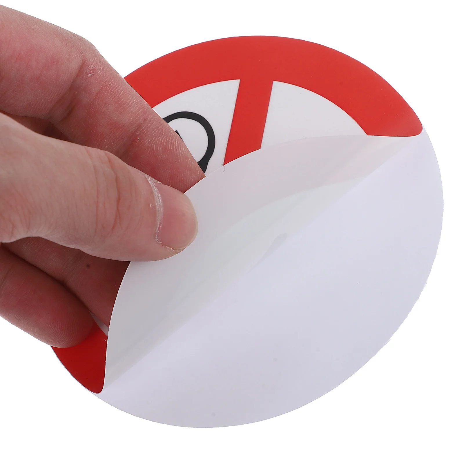 Waterproof Warning Sticker Hazard Caution Sign Keep Not Enter Safety Label For Workplace Construction Site Road