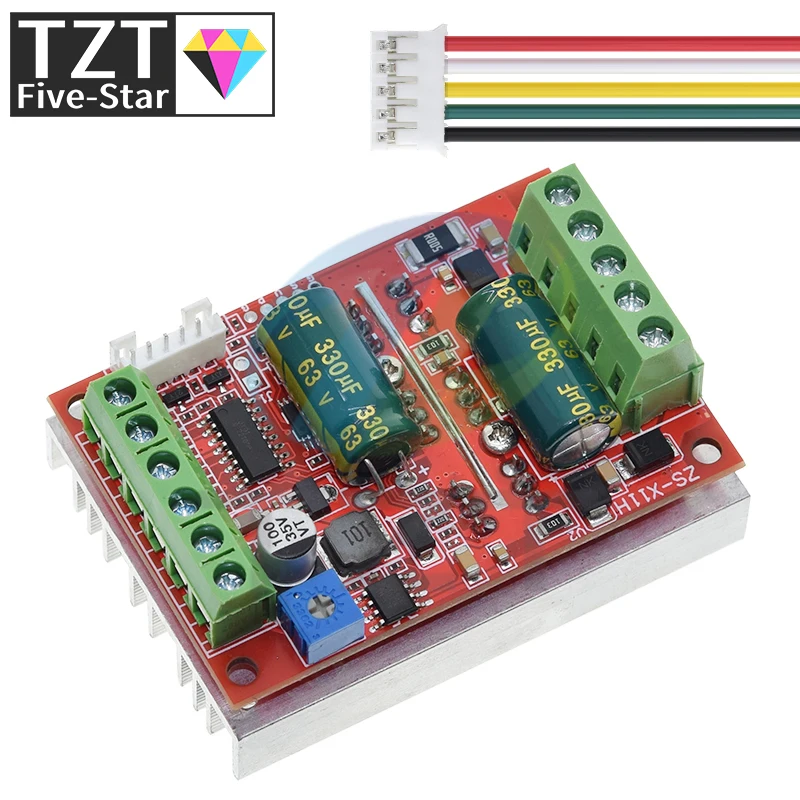 Imagem -05 - Tzt-trifásico Brushless Motor Controller Pwm Hall Motor Control Driver Board 660v 400w Bldc 12v 24v 48v