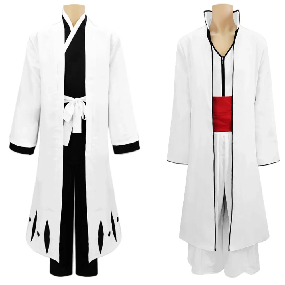 Anime Bleach 5. Dywizja kapitan Aizen Sousuke Cosplay kostiumy mundurek Kimono garnitur mężczyźni ubrania na Halloween