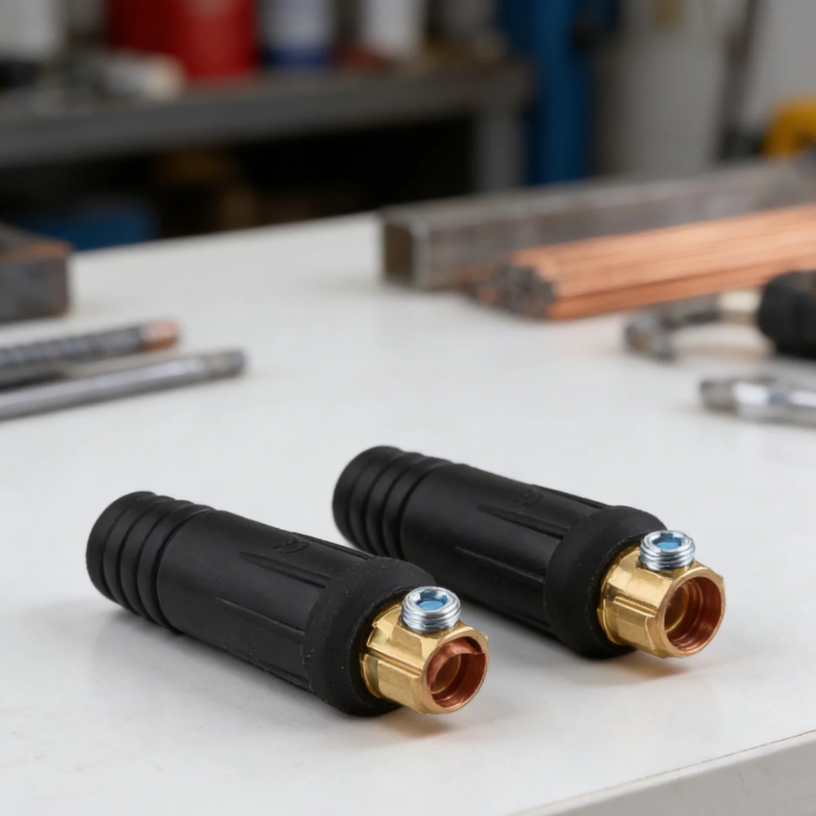 2PCS For DKJ1025 For Welding Machine Male Cable Connectors Quick Fitting Type with 10 25mm2 Wire Section and 200A Current