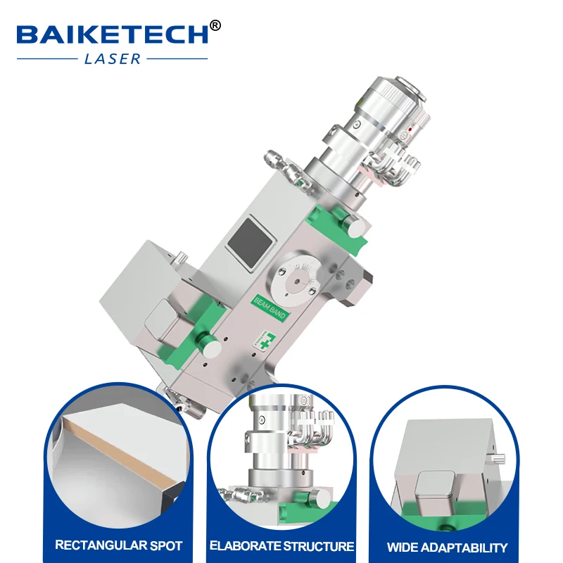 Empower AK090-4FA Fixed Rectangular Spot Edge Banding Head with 4KW Power Level High Stability Laser Equipment Parts