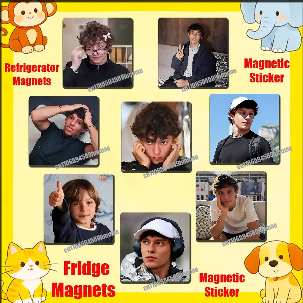 

For Andrea Kimi A K A-Antonelli Italian Italy Fridge Freezer Refrigerator Magnets Kitchen Metal Cabinet Magnetic Sticker Card