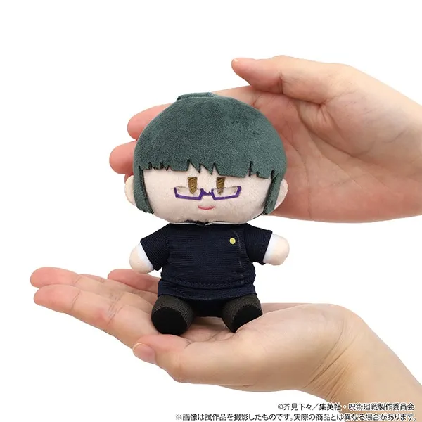 Genuine MOVIC Anime Jujutsu Kaisen 10cm Plush Doll Mahito Inumaki Toge Ryoumen Sukuna Zenin Maki Bag Decor Pendant Toys for Kids