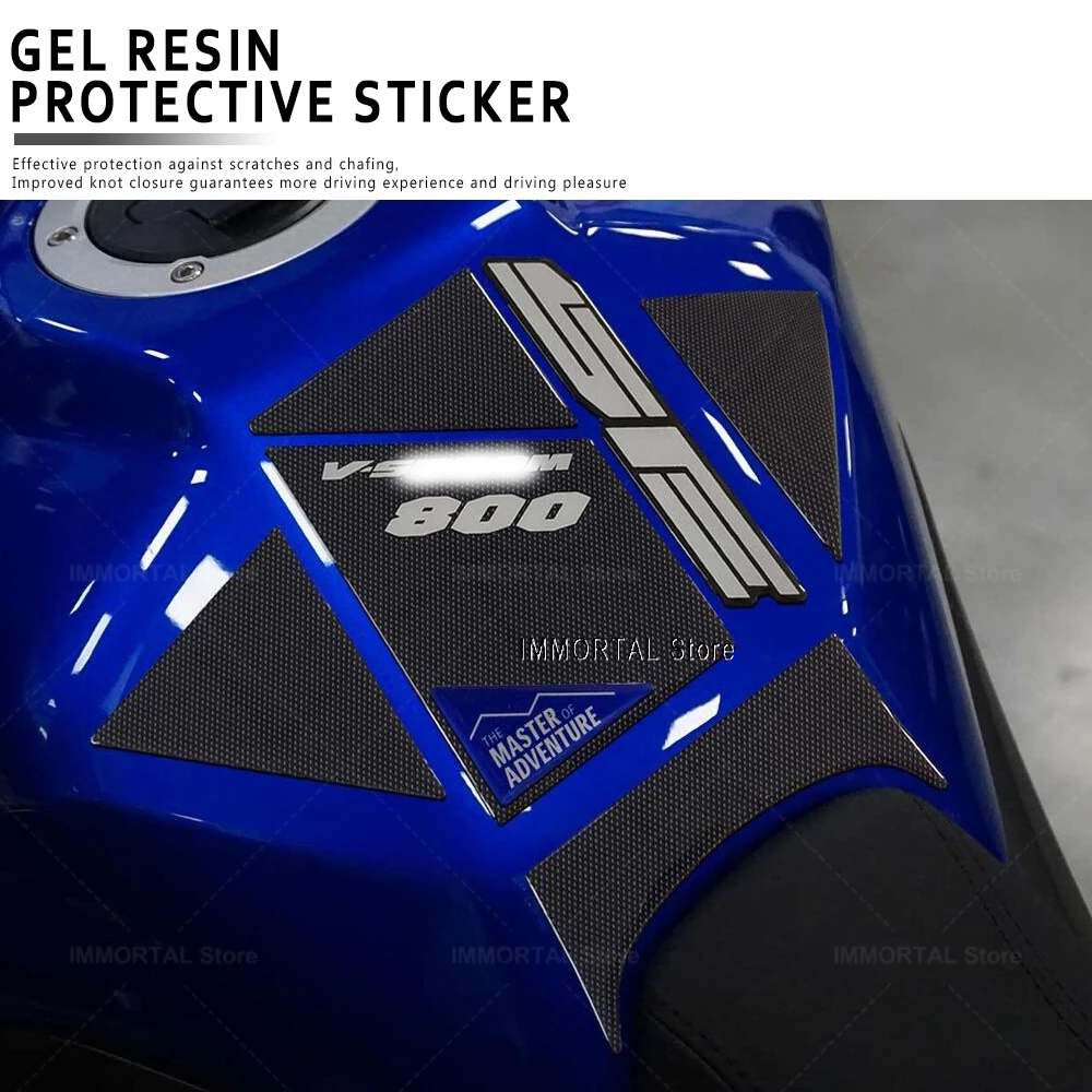 V-Strom 800SE Tank Pad Stickers Motorcycle Sticker 3D Epoxy Resin Protection Sticker For V-Strom 800 SE 2023